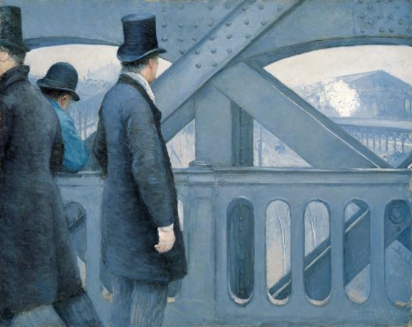 Gustave Caillebotte On the Pont de l Europe Germany oil painting art